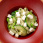 Тальятелле с зелёными овощами в соусе ореховый песто
